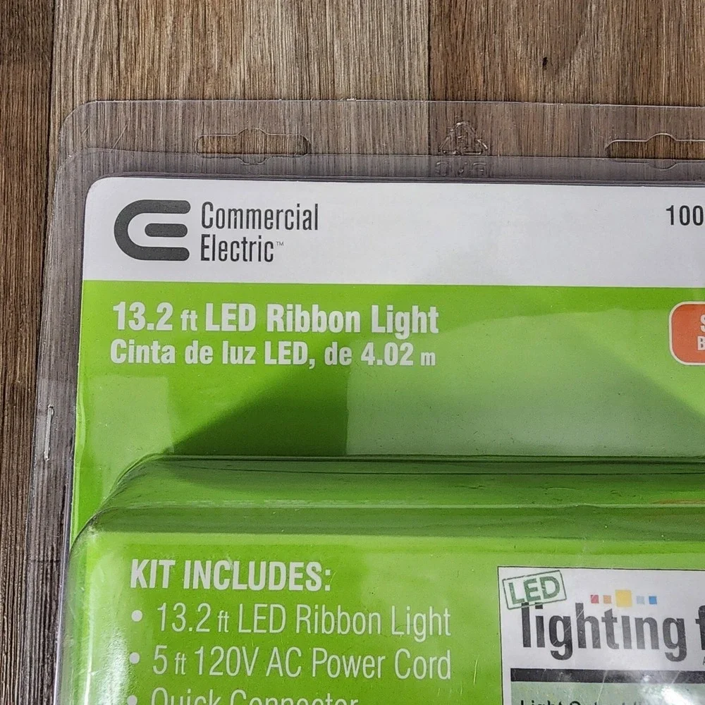 Commercial Electric LED Ribbon Light 13.2 ft Soft White Indoor Outdoor Dimmable